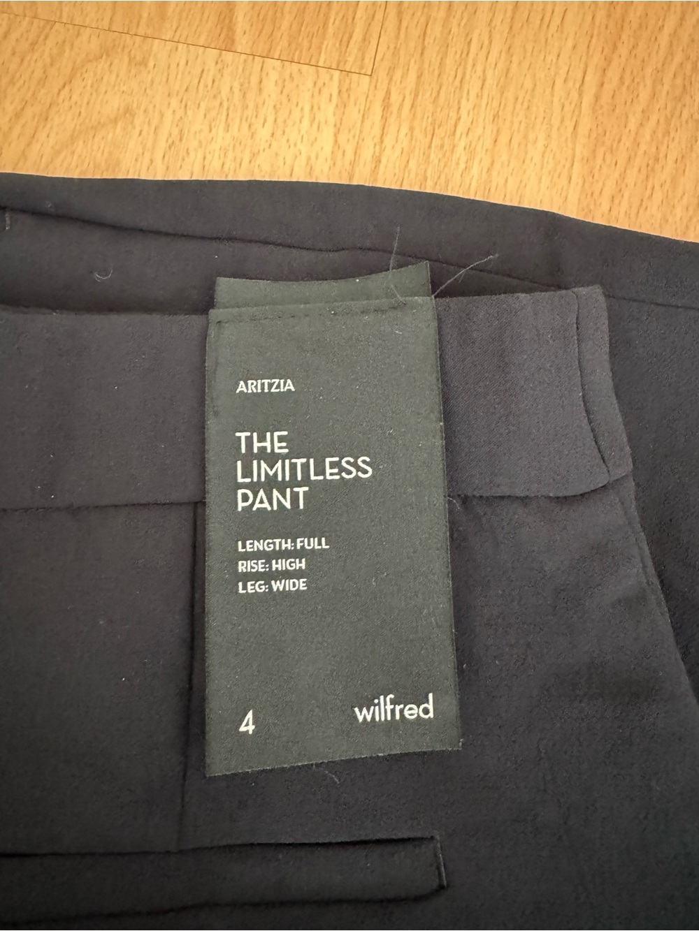 Aritzia Wilfred The Limitless Pant — Black